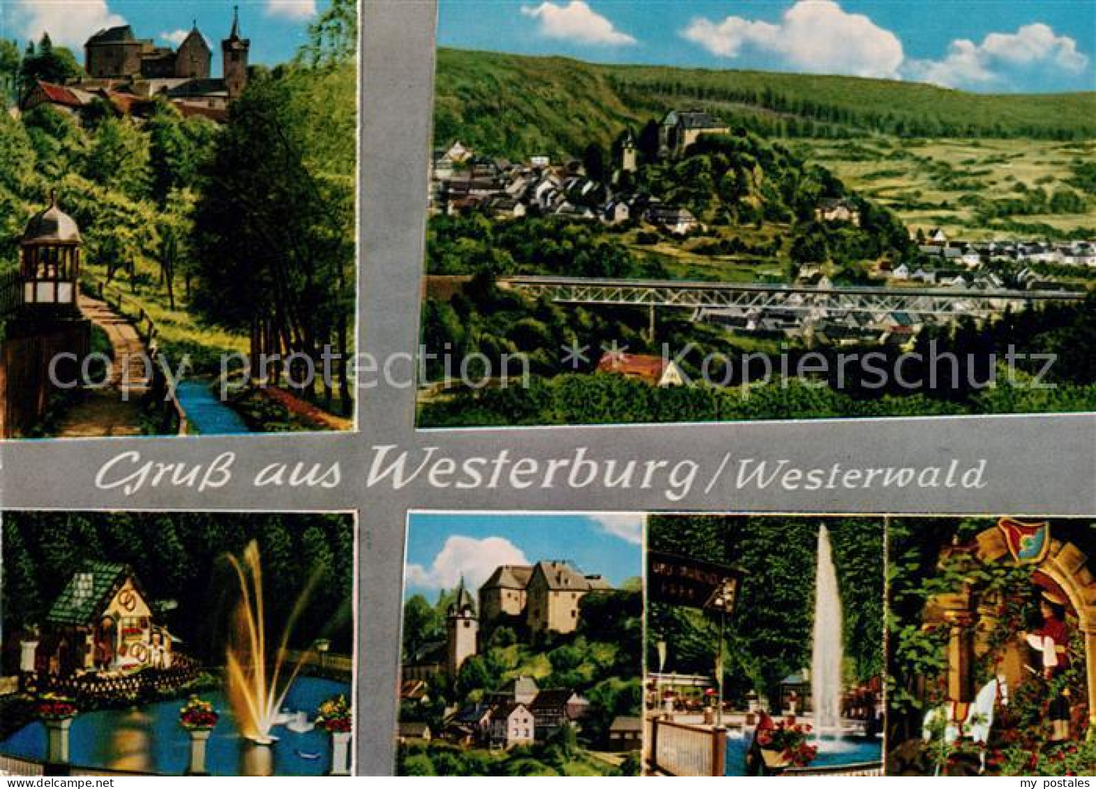 73230419 Westerburg Westerwald Panorama Eisenbahnbruecke Tier- Und Maerchenpark  - Westerburg