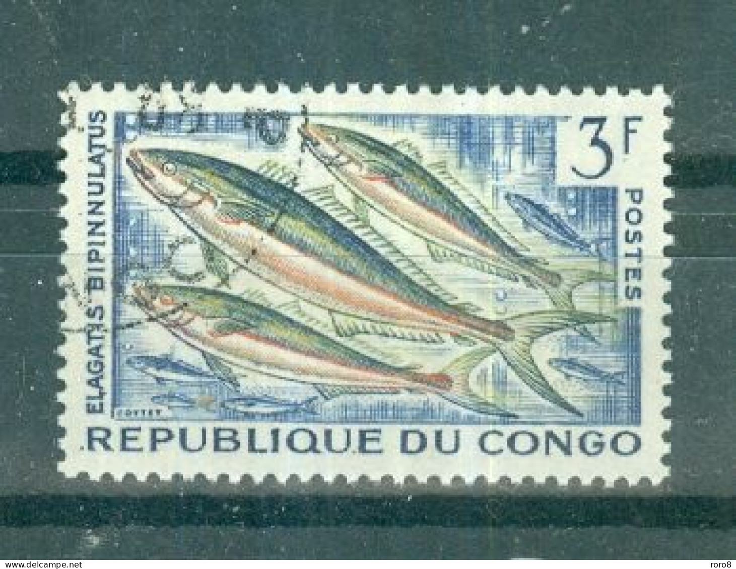 REPUBLIQUE DU CONGO - N°145 Oblitéré - Poissons Et Céphalopode Abyssaux.. - Oblitérés