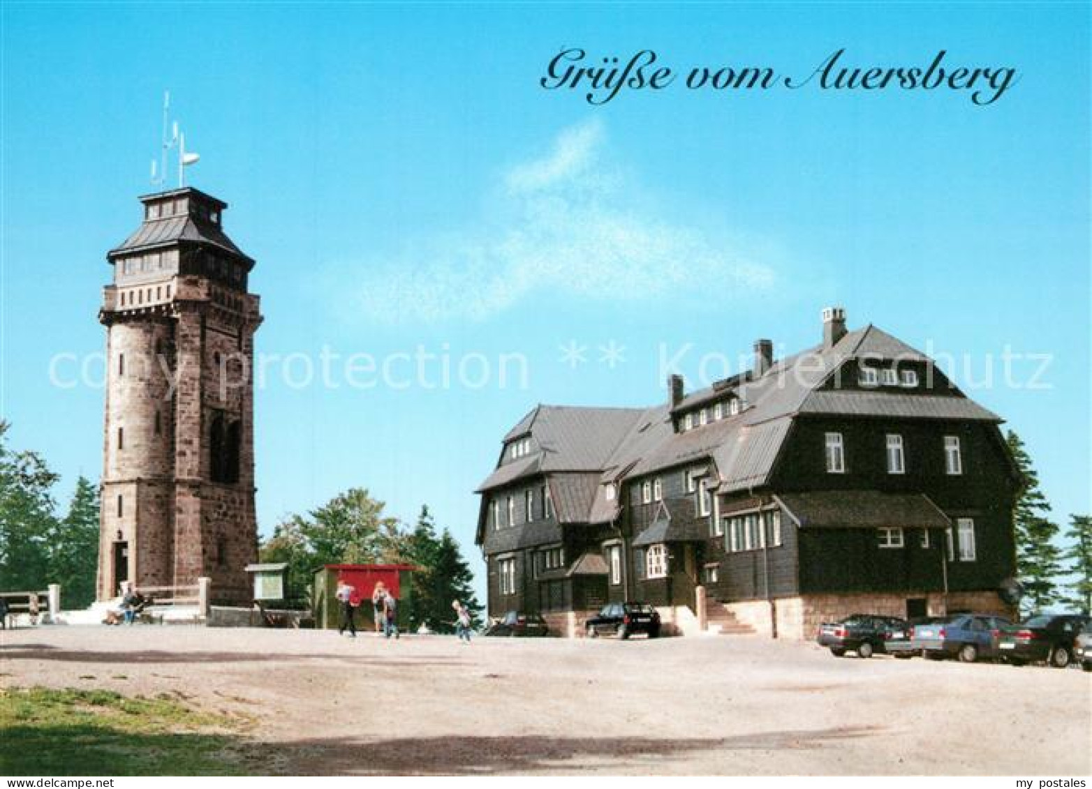 73230165 Auersberg Wildenthal Berggasthof Mit Aussichtsturm Auersberg Wildenthal - Eibenstock