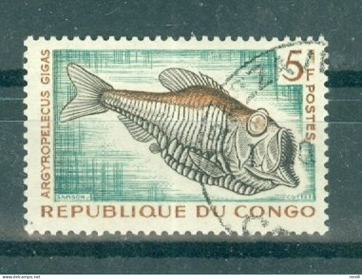 REPUBLIQUE DU CONGO - N°146 Oblitéré - Poissons Et Céphalopode Abyssaux.. - Oblitérés