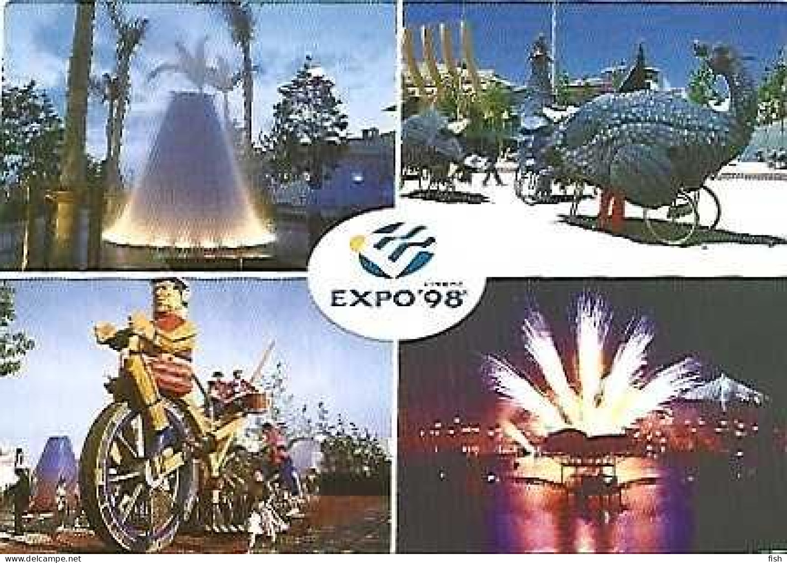 Portugal ** & Postal Stationery, Postage Paid, Expo 98, Animation, Multi, 1998 (3403) - Otros & Sin Clasificación