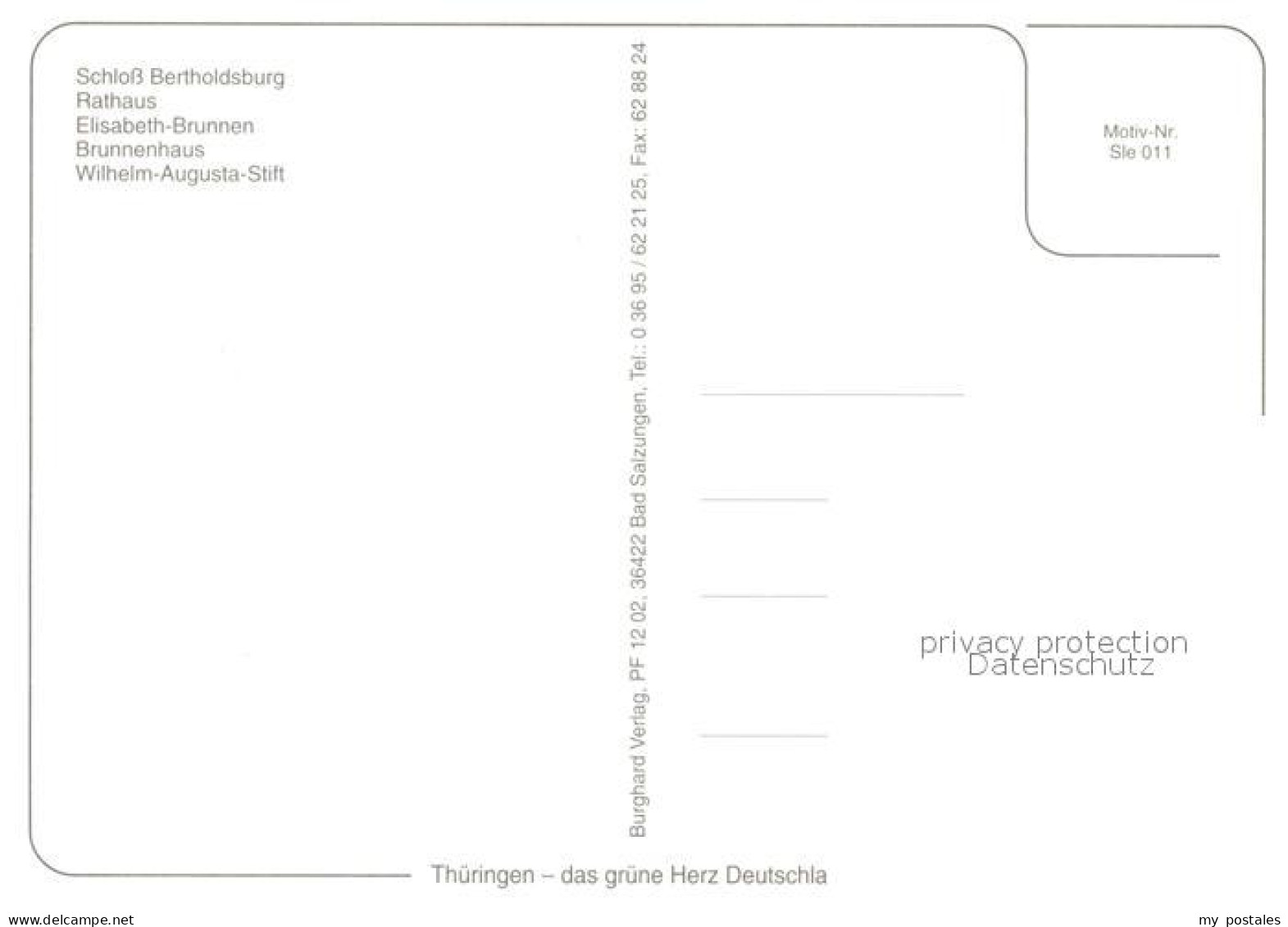 73230111 Schleusingen Schloss-Bertholdsburg Rathaus Elisabeth-Brunnen Brunnenhau - Schleusingen