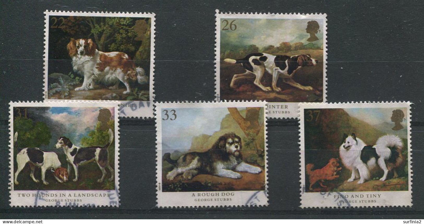 STAMPS - 1991 DOGS SET VFU - Used Stamps