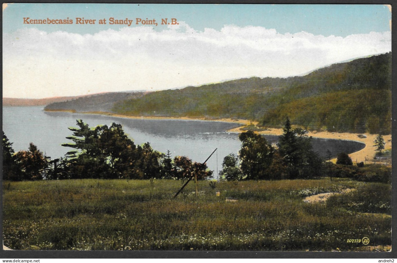 Sandy Point  Nouveau-Brunswick - C.P.A. - Kennebecasis River Nouveau-Brunswick - By Valentine & Sons - No: 107119 - Sonstige & Ohne Zuordnung