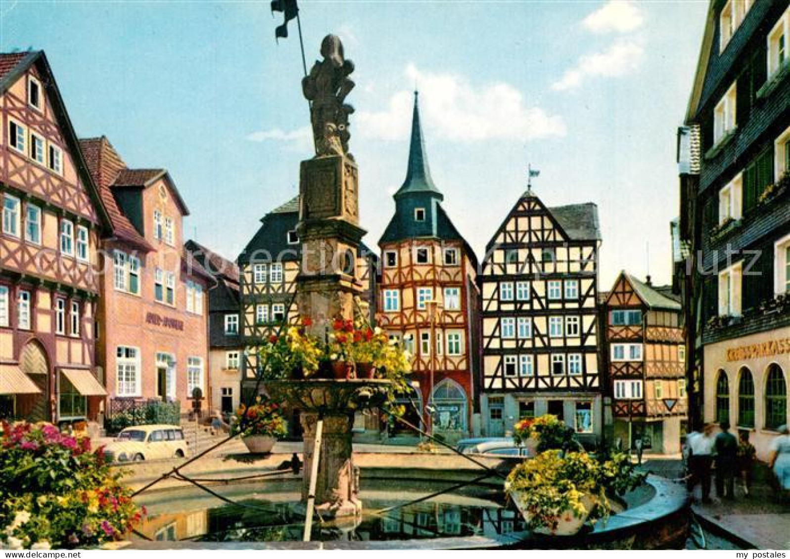 73229948 Fritzlar Marktplatz Rolandsbrunnen Fritzlar - Fritzlar