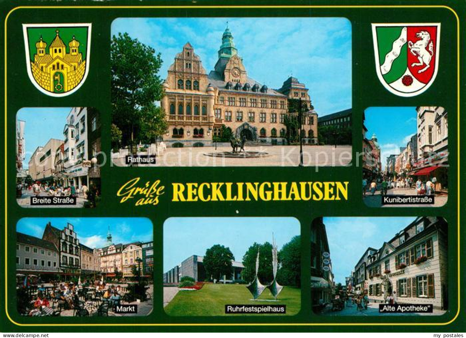 73229872 Recklinghausen Westfalen Breite Stra?e Rathaus Markt Alte Apotheke Kuni - Recklinghausen