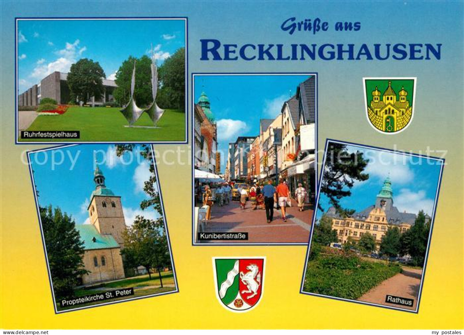 73229869 Recklinghausen Westfalen Ruhrfestspielhaus Kunibertstra?e Propsteikirch - Recklinghausen