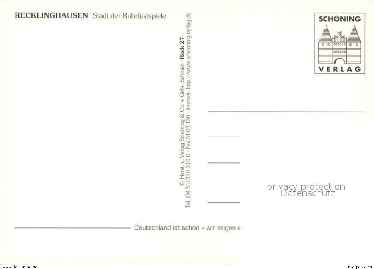 73229869 Recklinghausen Westfalen Ruhrfestspielhaus Kunibertstra?e Propsteikirch - Recklinghausen