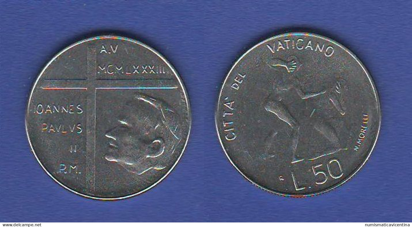 Vaticano 50 Lire 1983 Papa Giovanni Paolo II  Vatikan City Joannes Paulus II - Vatican