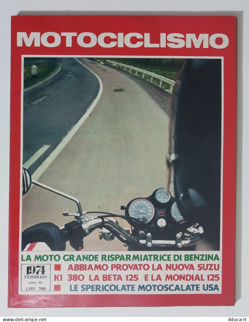 37876 Motociclismo 1974 A. 60 N. 2 - Suzuki 380; Beta 125; Mondial 125 - Engines