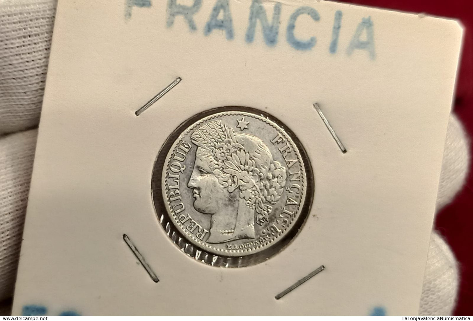 Francia France 50 Centimes 1895 A Paris Km 834 Plata - 888-898 Eudes De Francia