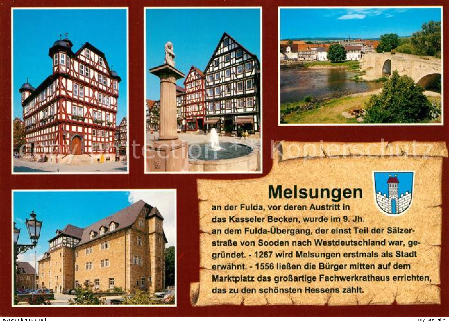 73229622 Melsungen Fulda Rathaus Markt Schloss Melsungen Fulda - Melsungen