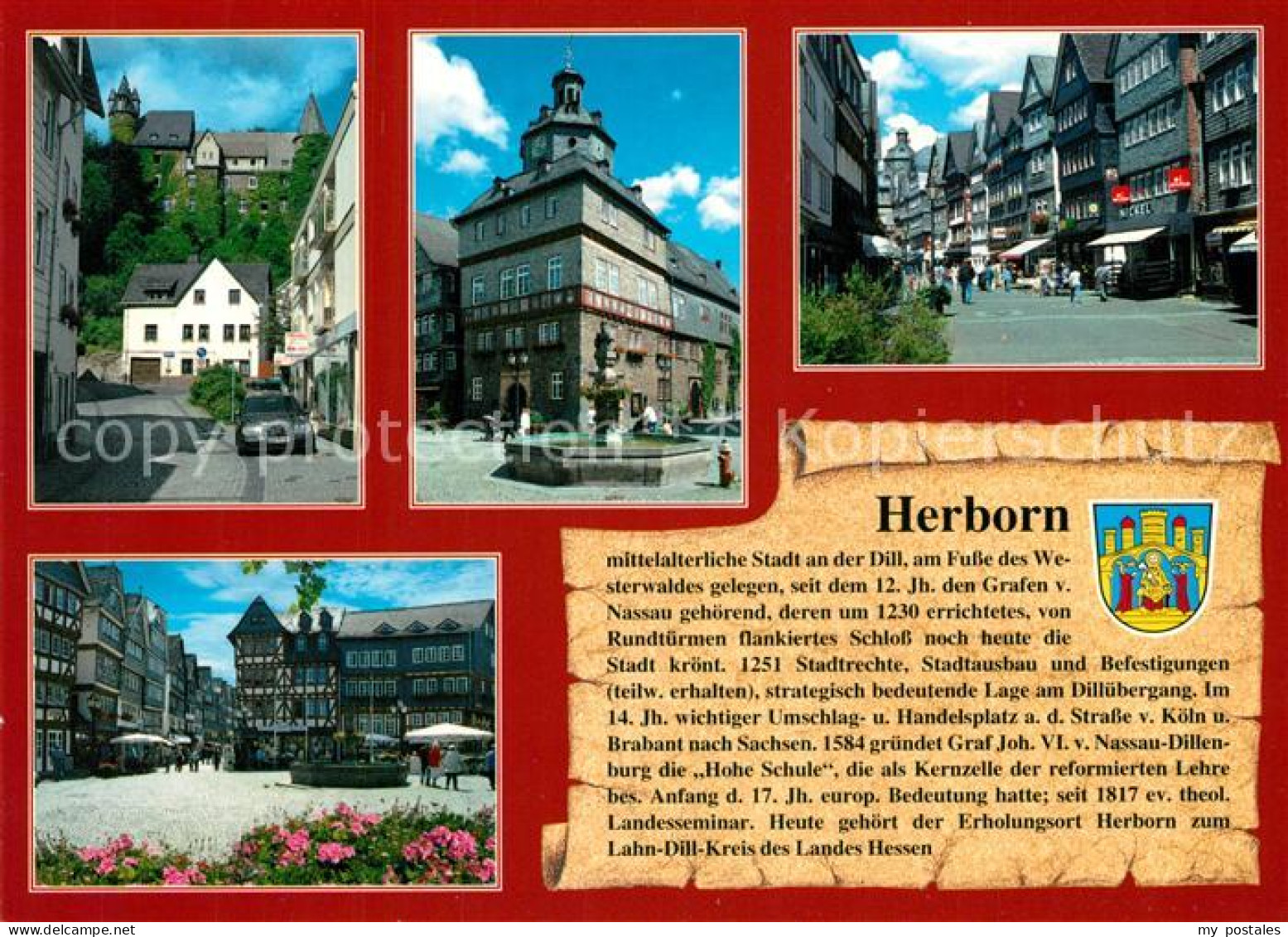 73229595 Herborn Hessen Schloss Rathaus Hauptstrasse Herborn Hessen - Herborn
