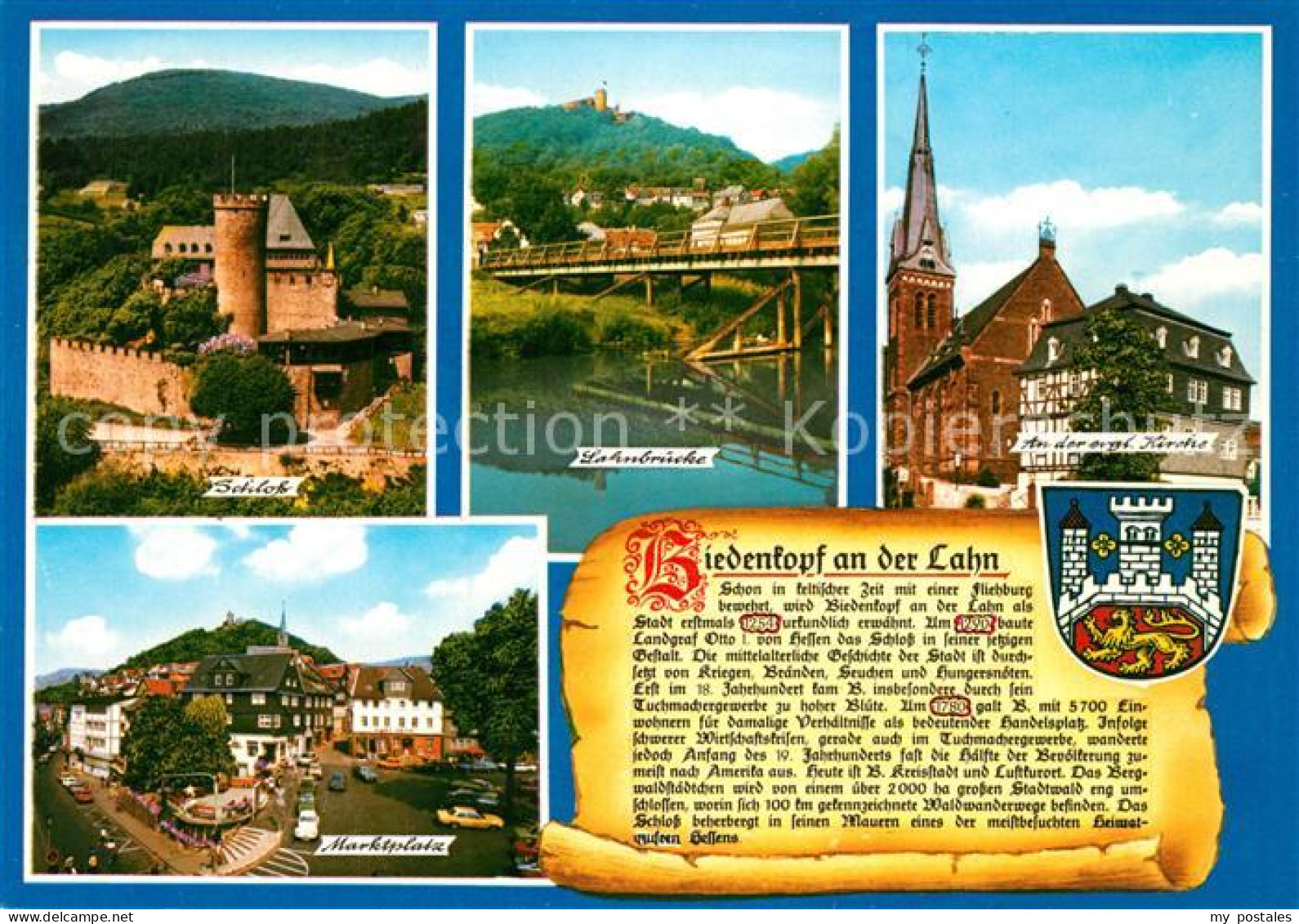 73229585 Biedenkopf Kirche Schloss Marktplatz Biedenkopf - Biedenkopf