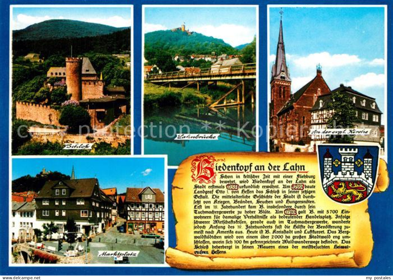 73229584 Biedenkopf Schloss Kirche Marktplatz Biedenkopf - Biedenkopf