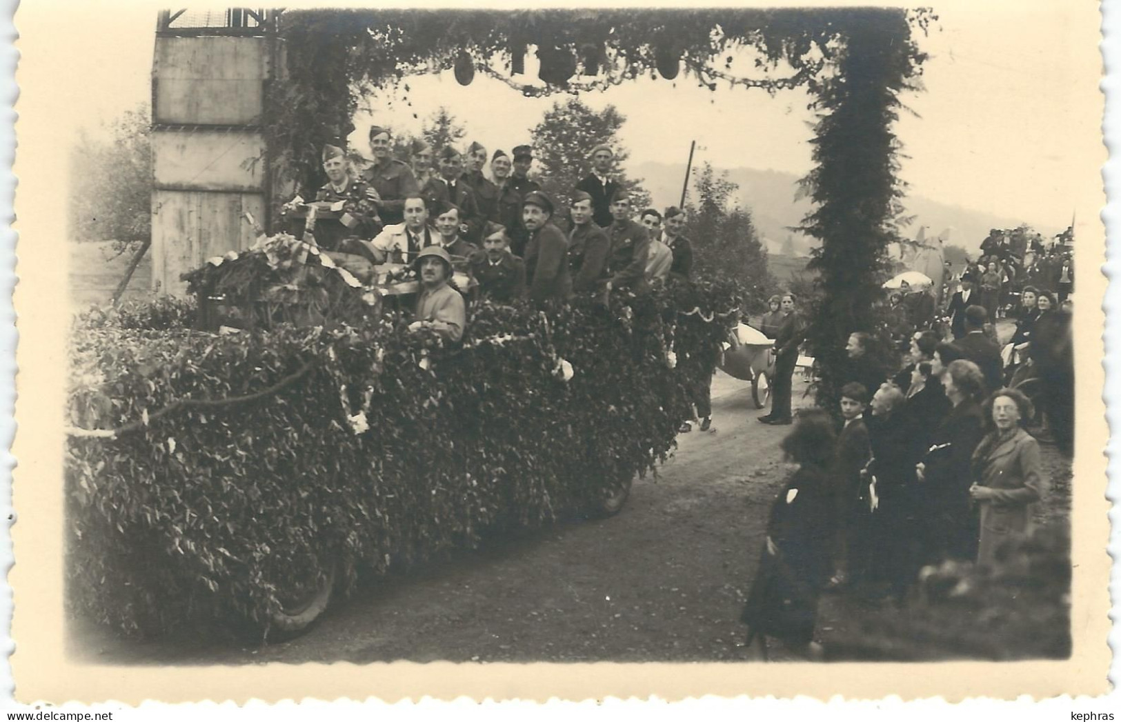 GRANDRIEU (Sivry-Rance) - RARE Carte Photo - Fête De La Victoire - Guerre 40-45 - WWII - 1946 - Sivry-Rance