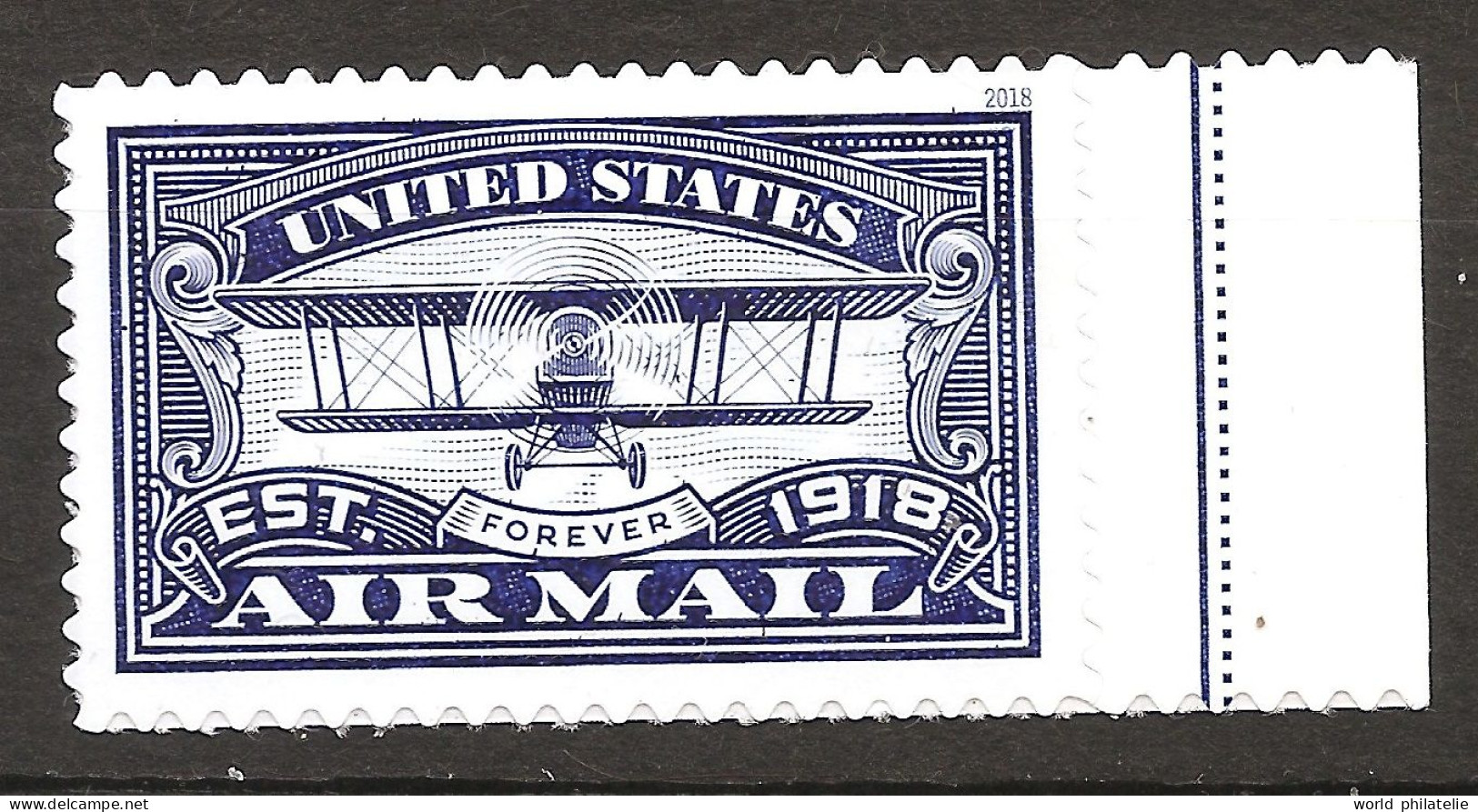 Etats-Unis D'Amérique USA 2018 N° 5101 ** Poste Aérienne, Centenaire Du Premier Timbre, US Airmail, Avion, Jenny Curtiss - Unused Stamps