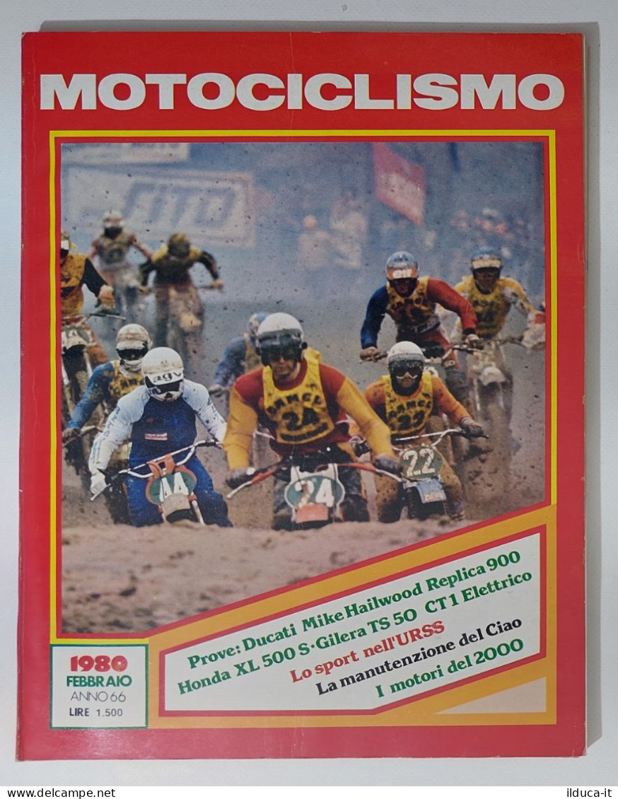 37915 Motociclismo 1980 A. 66 N. 2 - Ducati; Honda XL 500 S; Gilera TS 50 - Engines