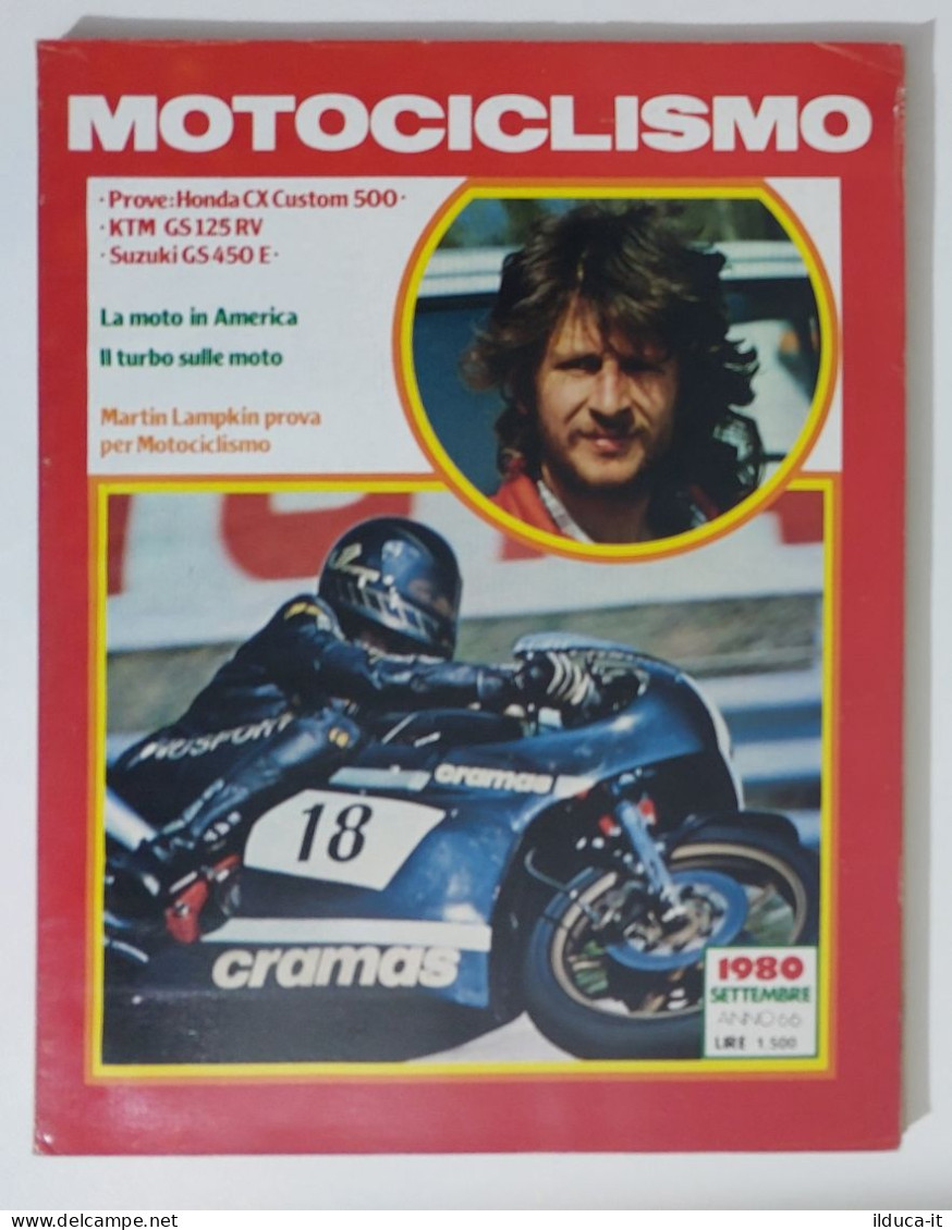 37924 Motociclismo 1980 A. 66 N. 9 - Honda CX Custom 500; KTM GS125 RV - Moteurs