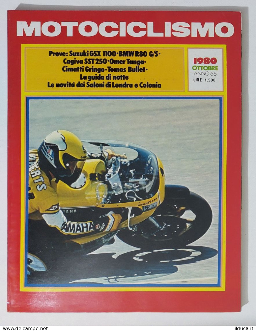 37925 Motociclismo 1980 A. 66 N. 10 - Suzuki GSX 1100; BMW R80 G/S - Motori