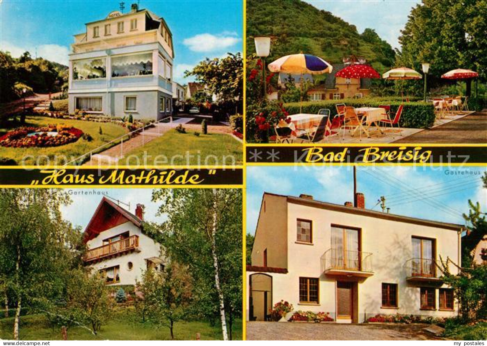 73228713 Bad Breisig Hotel Pension Haus Mathilde Gartenterrasse Bad Breisig - Bad Breisig