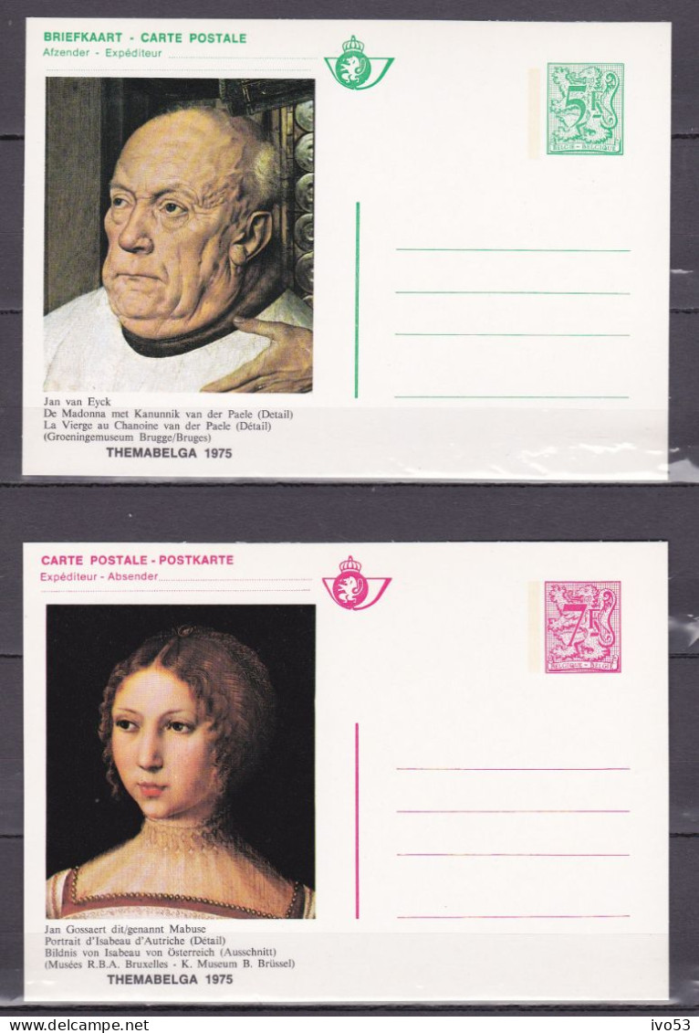 1975 BK2-9 Reeks Themabelga.Volledige Reeks.OBP 3 Euro.(4 Scans) - Cartes Postales Illustrées (1971-2014) [BK]