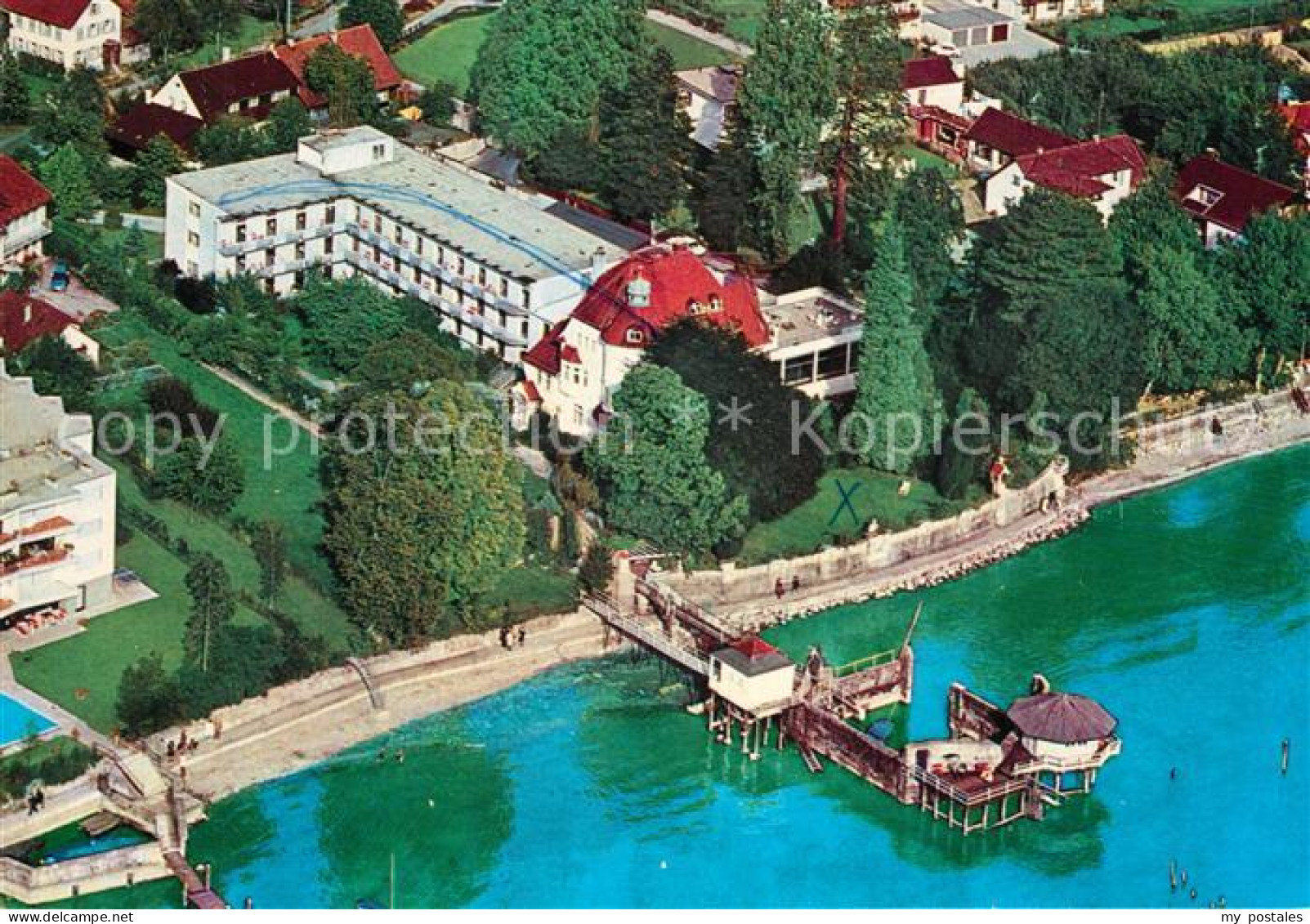 73228626 Wasserburg Bodensee Fliegeraufnahme Sanatorium Wasserburg Bodensee - Wasserburg (Bodensee)