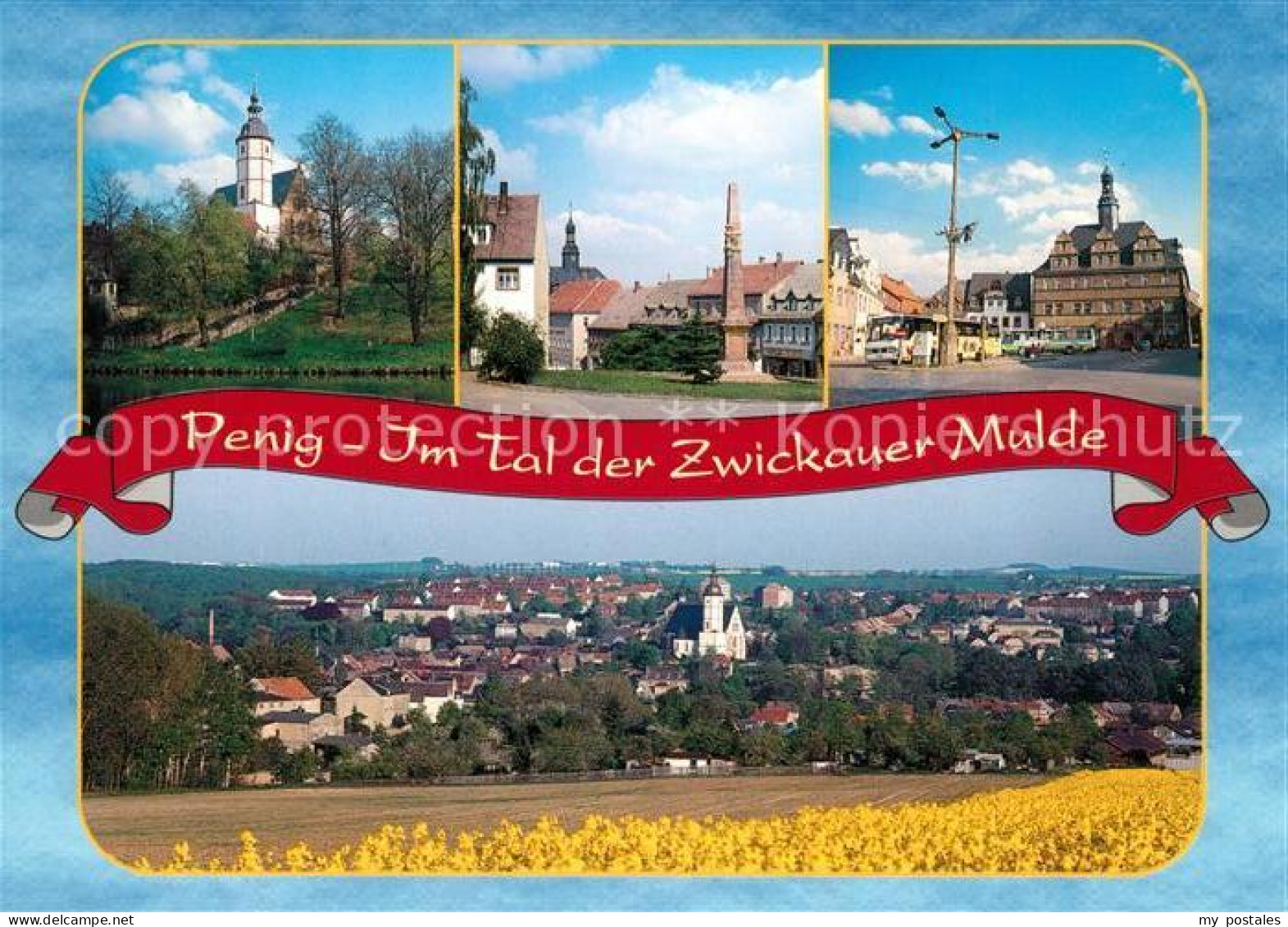 73228547 Penig Stadtkirche Unser Lieben Frau Auf Dem Berge Markt Rathaus  Penig - Penig