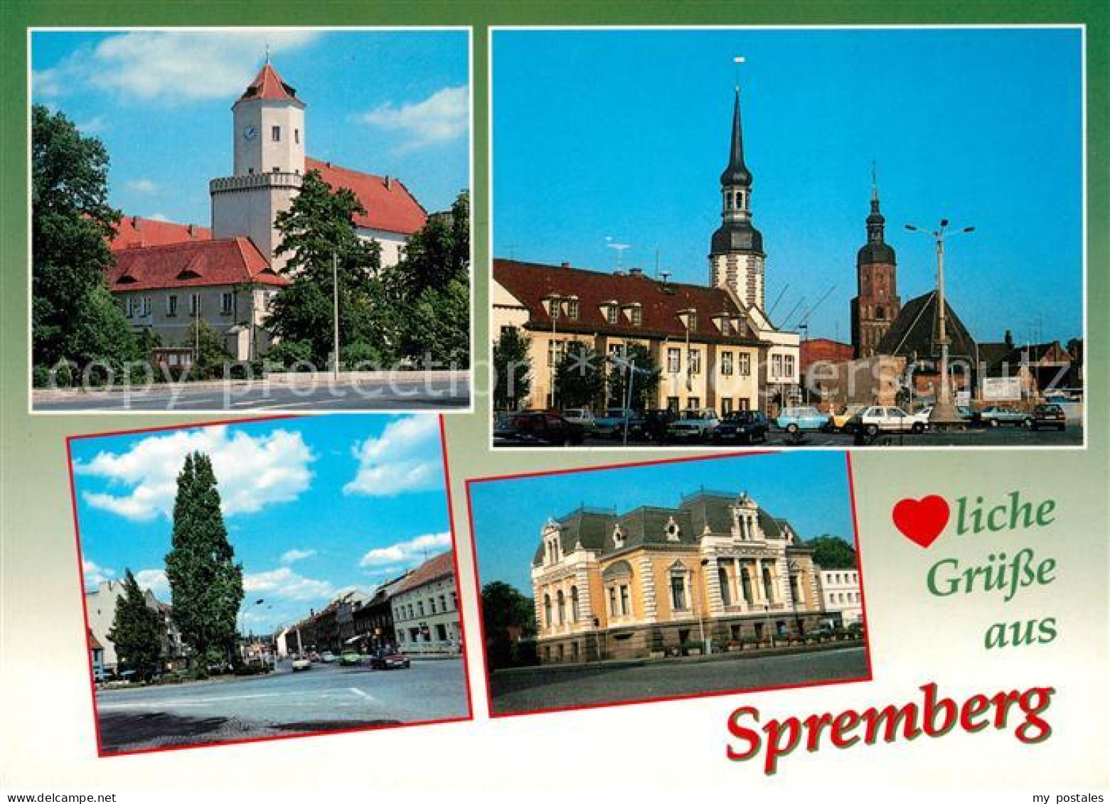 73228522 Spremberg Niederlausitz Schloss Rathaus Kreuzkirche Dresdener Strasse B - Spremberg