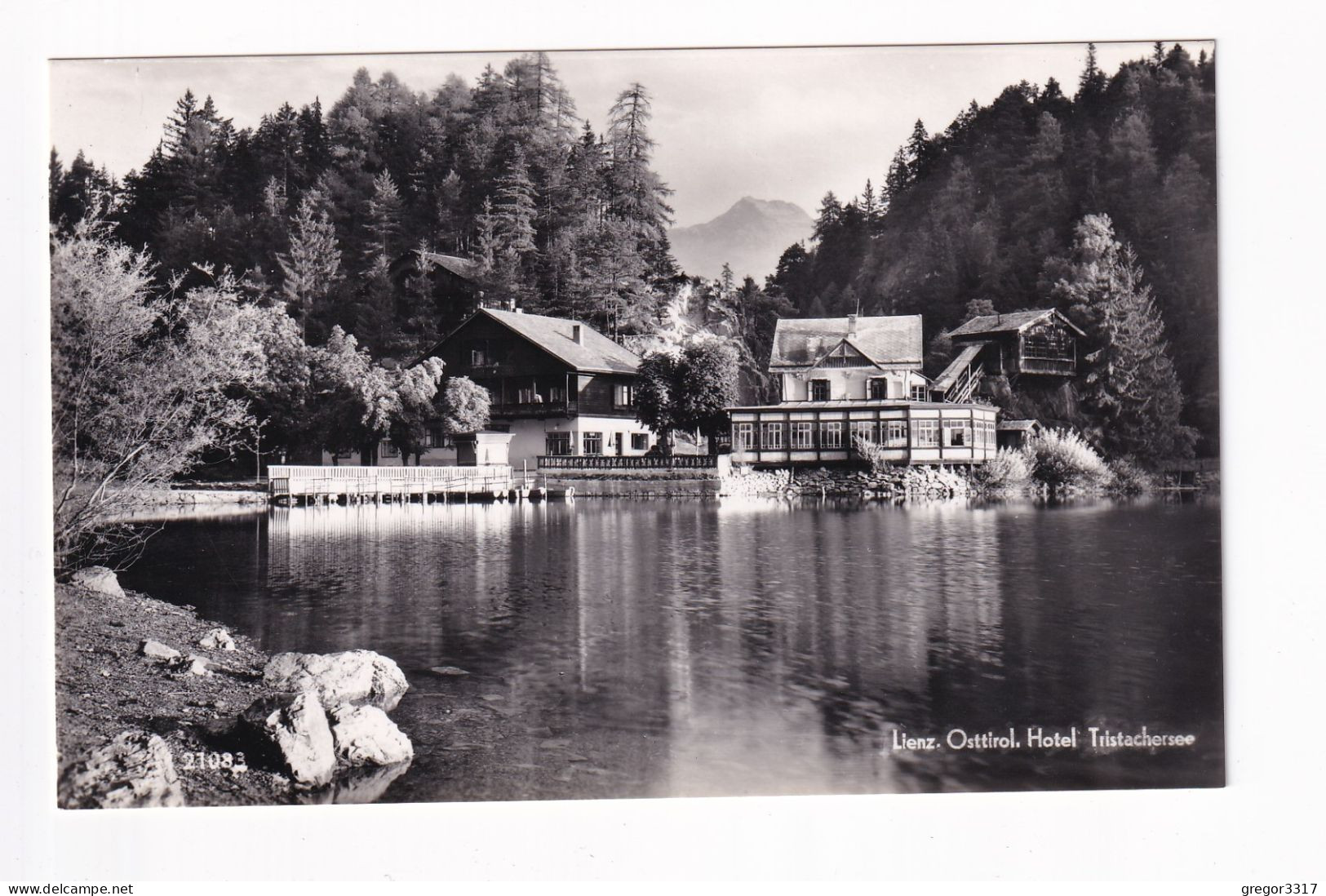 E5342) LIENZ - Osttirol - Hotel TRISTACHERSEE - Tolle S/W FOTO AK - Lienz