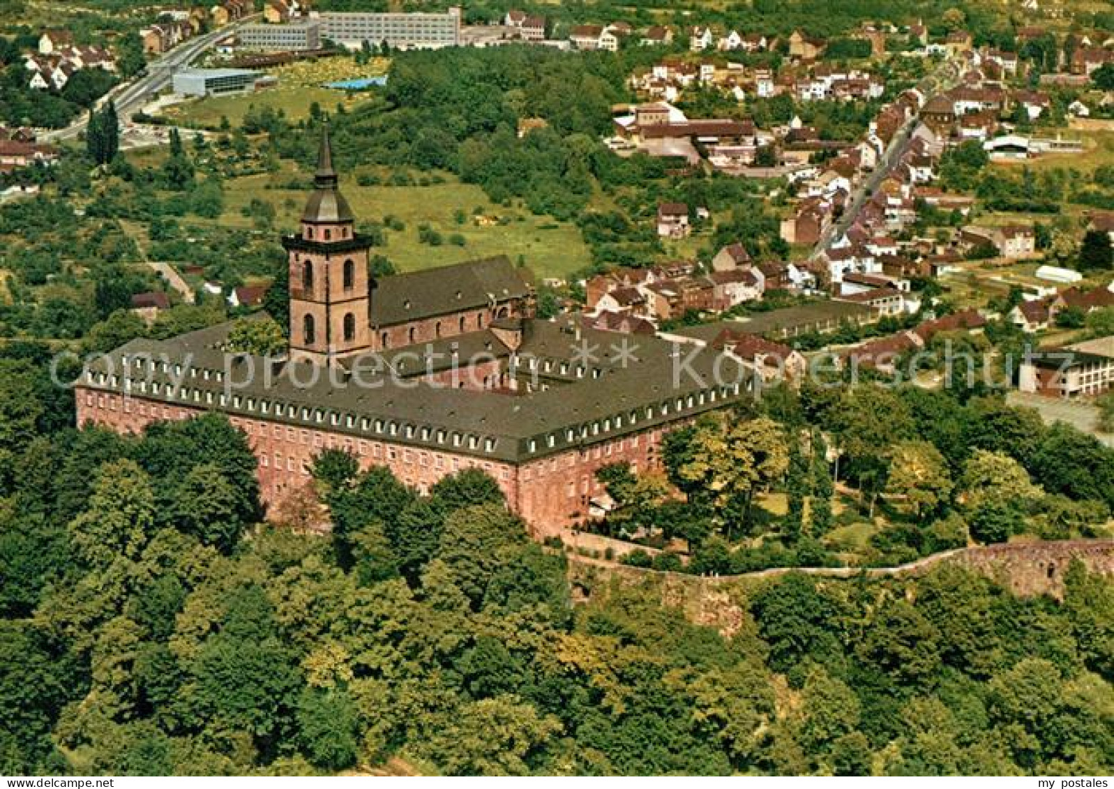 73228351 Siegburg Benediktinerabtei Michaelsberg Fliegeraufnahme Siegburg - Siegburg