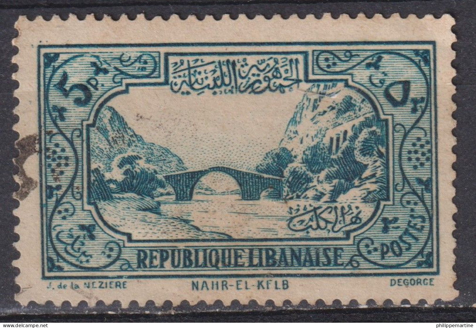 Grand Liban 1940 - YT 170 (o) - Used Stamps
