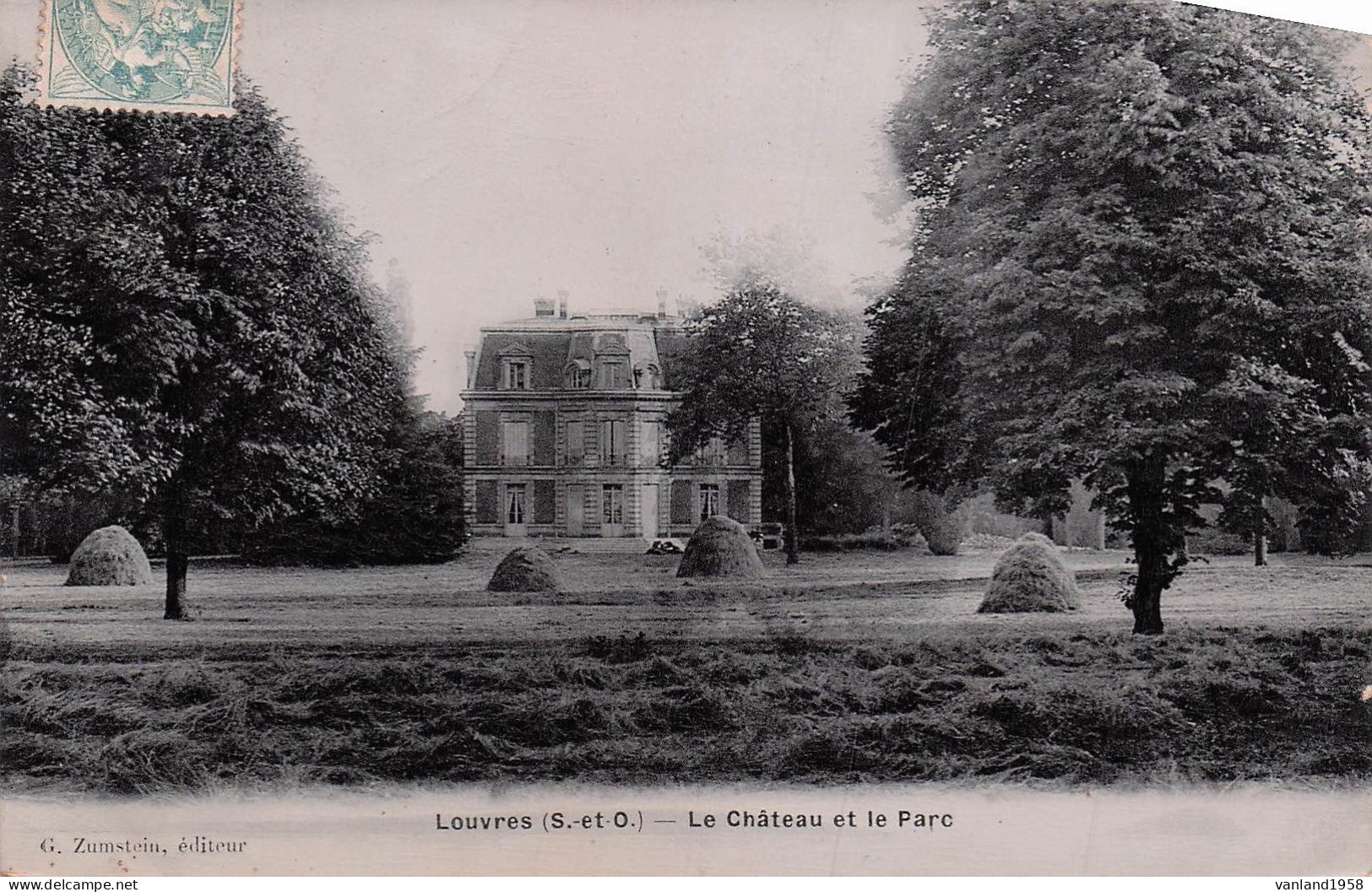 LOUVRES-le Château Et Le Parc - Louvres