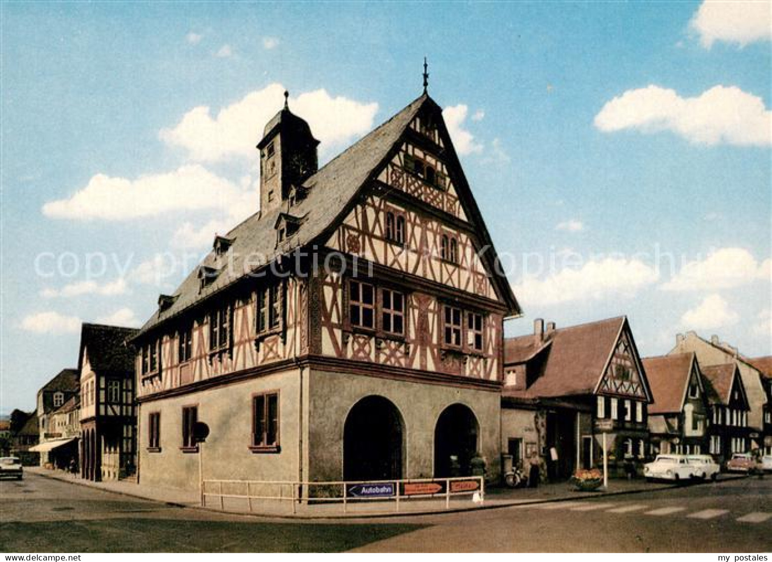 73228314 Gross-Gerau Historisches Rathaus Fachwerkhaus Gross-Gerau - Gross-Gerau