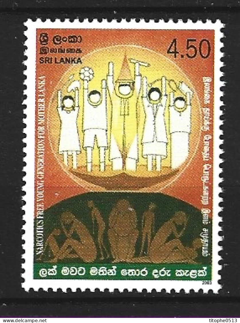 SRI LANKA. N°1360 De 2003. Drogue. - Drugs