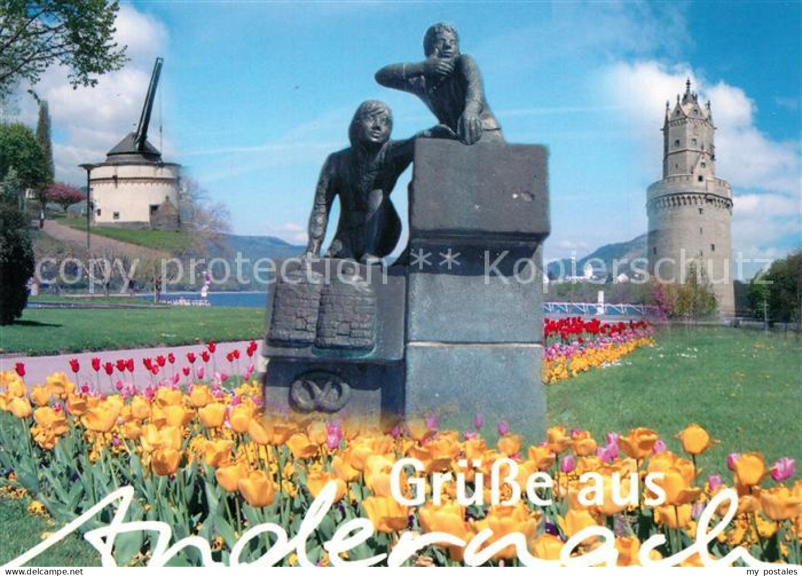 73227822 Andernach Skulptur In Parkanlage  Andernach - Andernach