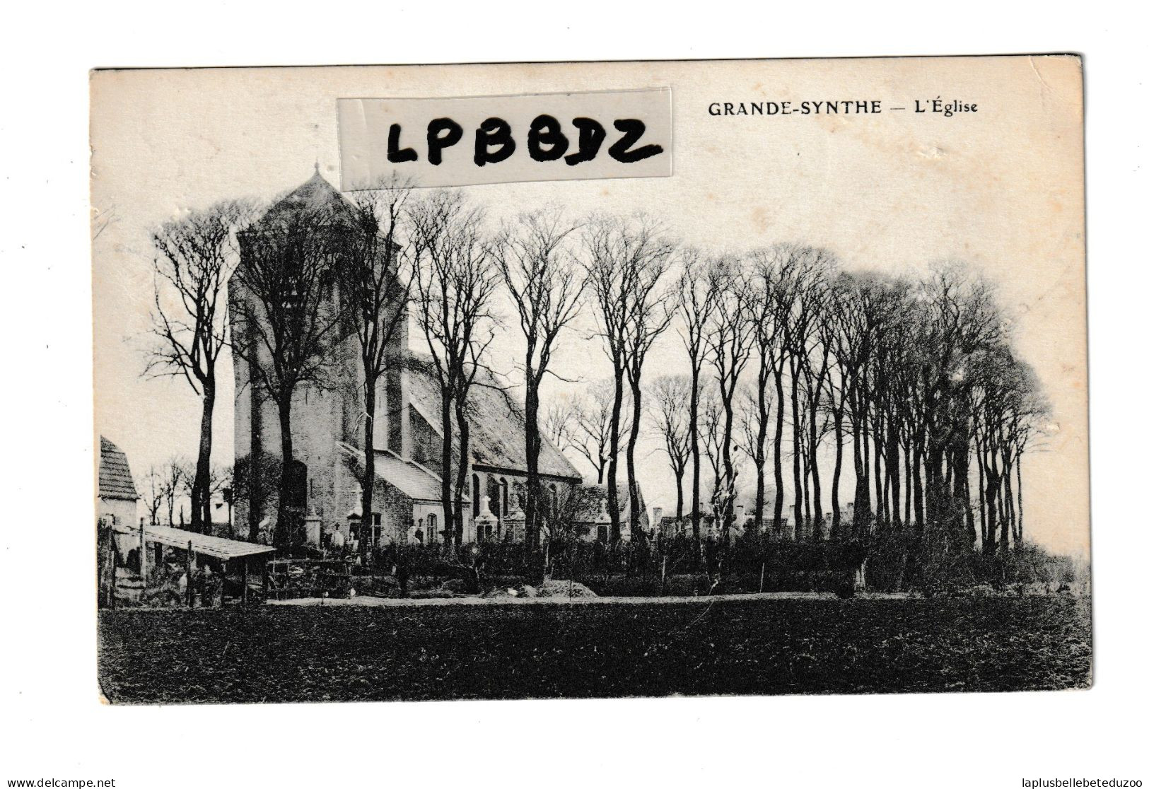 CPA - 59 - GRANDE SYNTHE - L' Eglise Et Le Vieux Cimetière - Vers 1910 - Grande Synthe