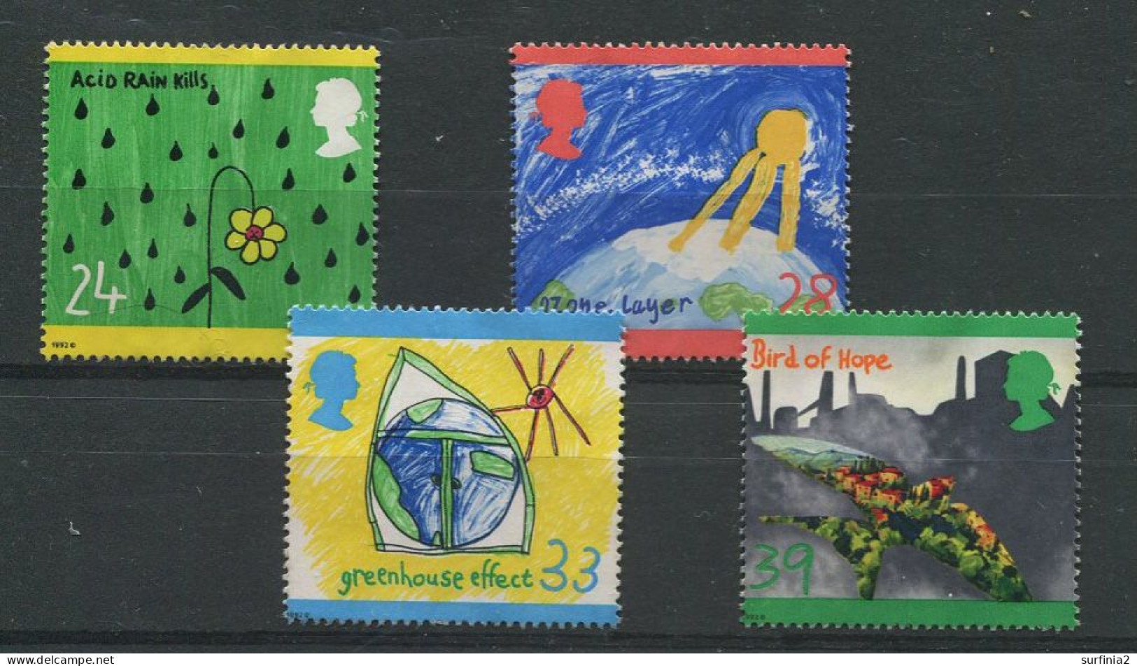 STAMPS - 1992 ENVIRONMENT SET VFU - Used Stamps