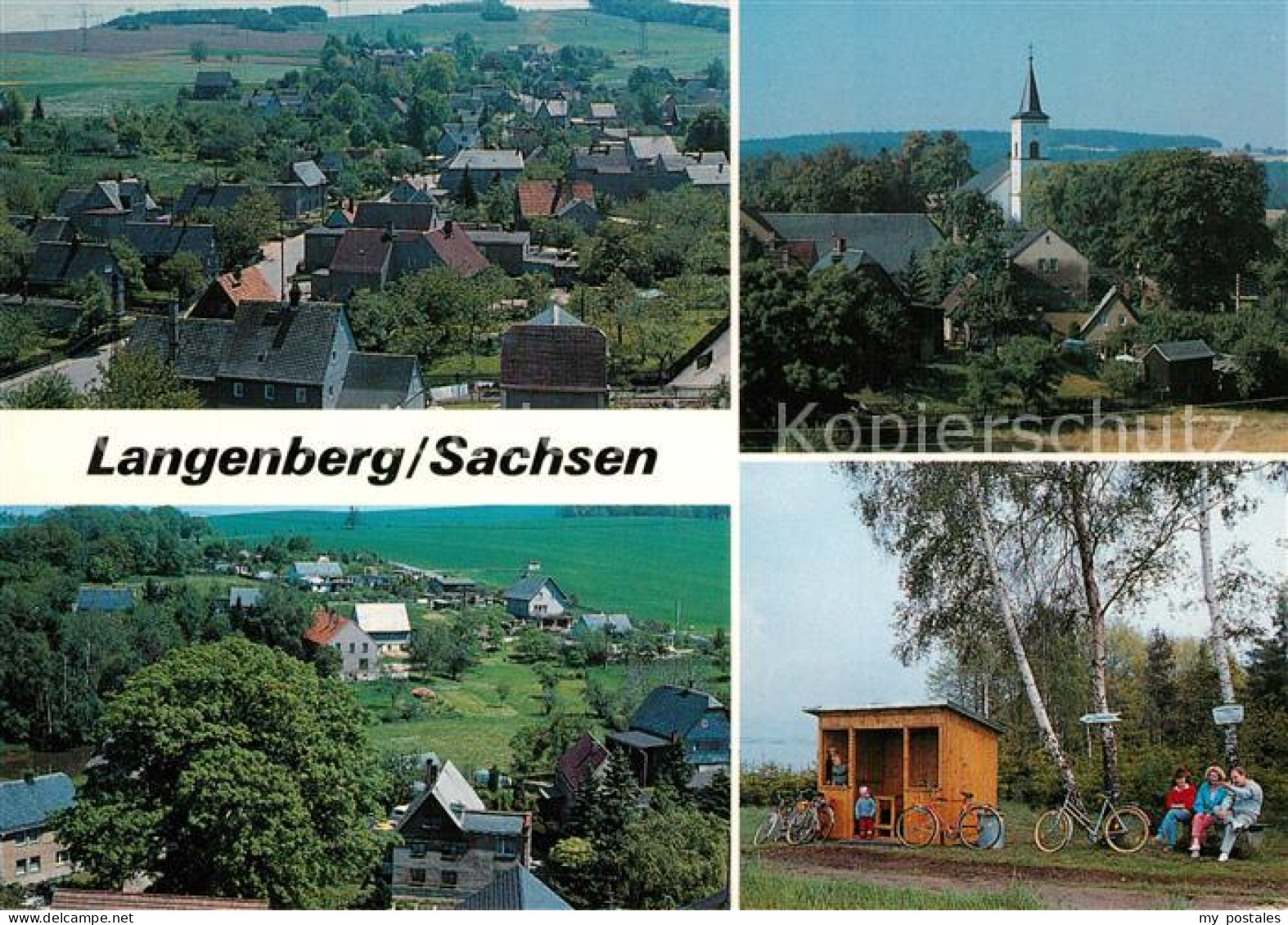 73227784 Langenberg Erzgebirge Steinberg Kirche Wanderhuette  Langenberg Erzgebi - Schwarzenberg (Erzgeb.)