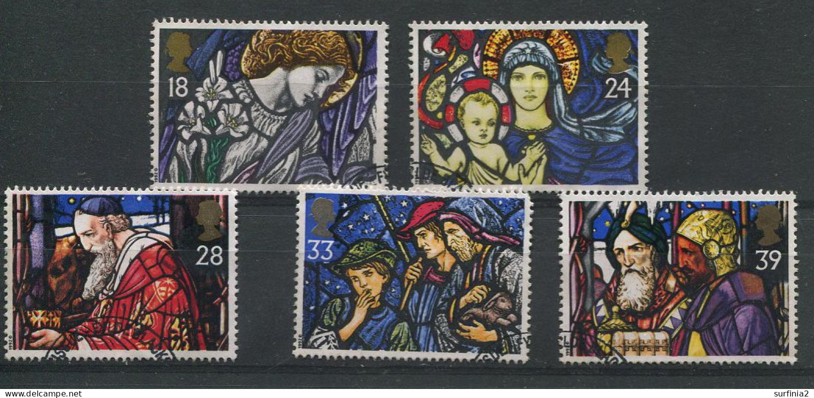 STAMPS - 1992 CHRISTMAS SET VFU - Used Stamps