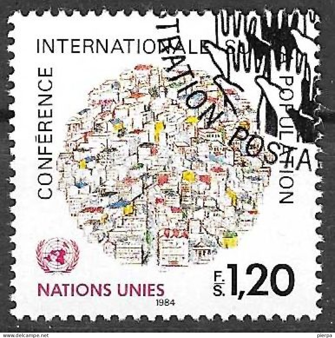 O.N.U. GENEVE - 1984 - CONFERENZA POPOLAZIONE - USATO (YVERT 119 - MICHEL 270) - Used Stamps