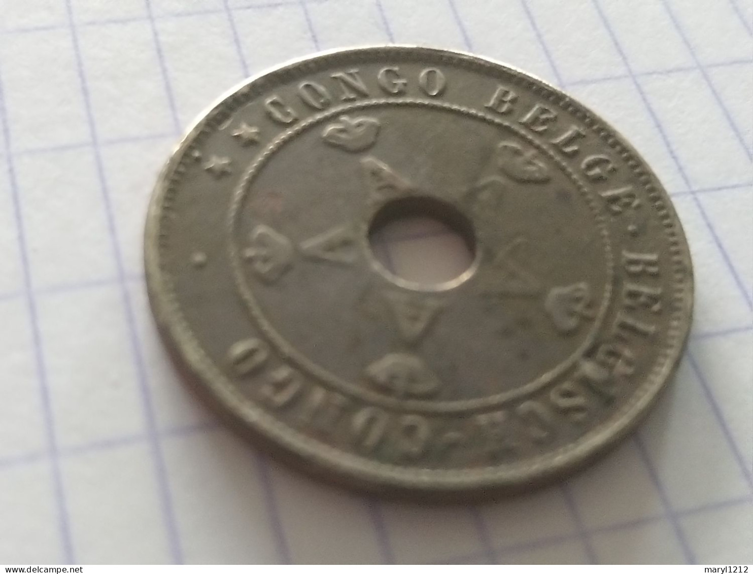 20 Cent Congo Belge - 1911 - Albert 1er - 1910-1934: Albert I.