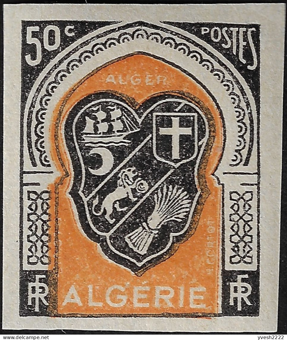 Algérie 1947 Y&T 254 à 265. Non Dentelés. Neufs Sans Charnières, MNH. Armoiries Des Villes - Briefmarken