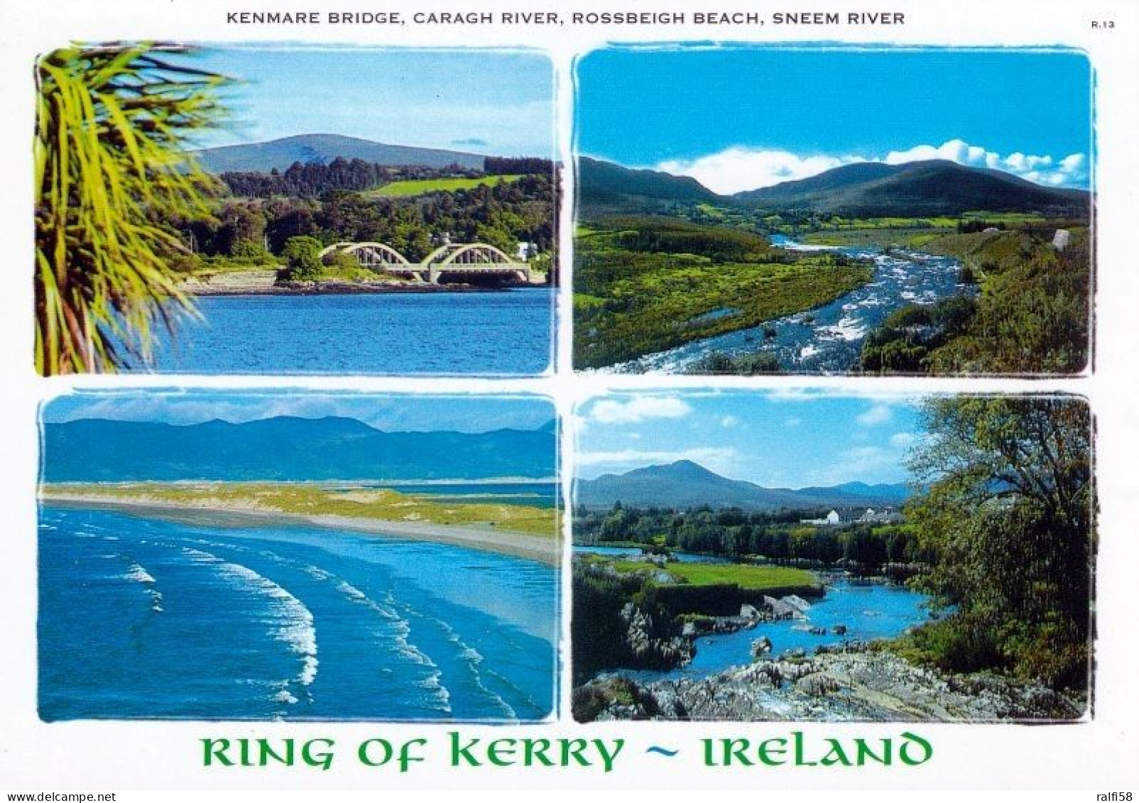 1 AK Irland / Ireland * Ring Of Kerry - Kenmare Bridge, Caragh River, Rossbeigh Beach, Snem River - County Kerry * - Kerry