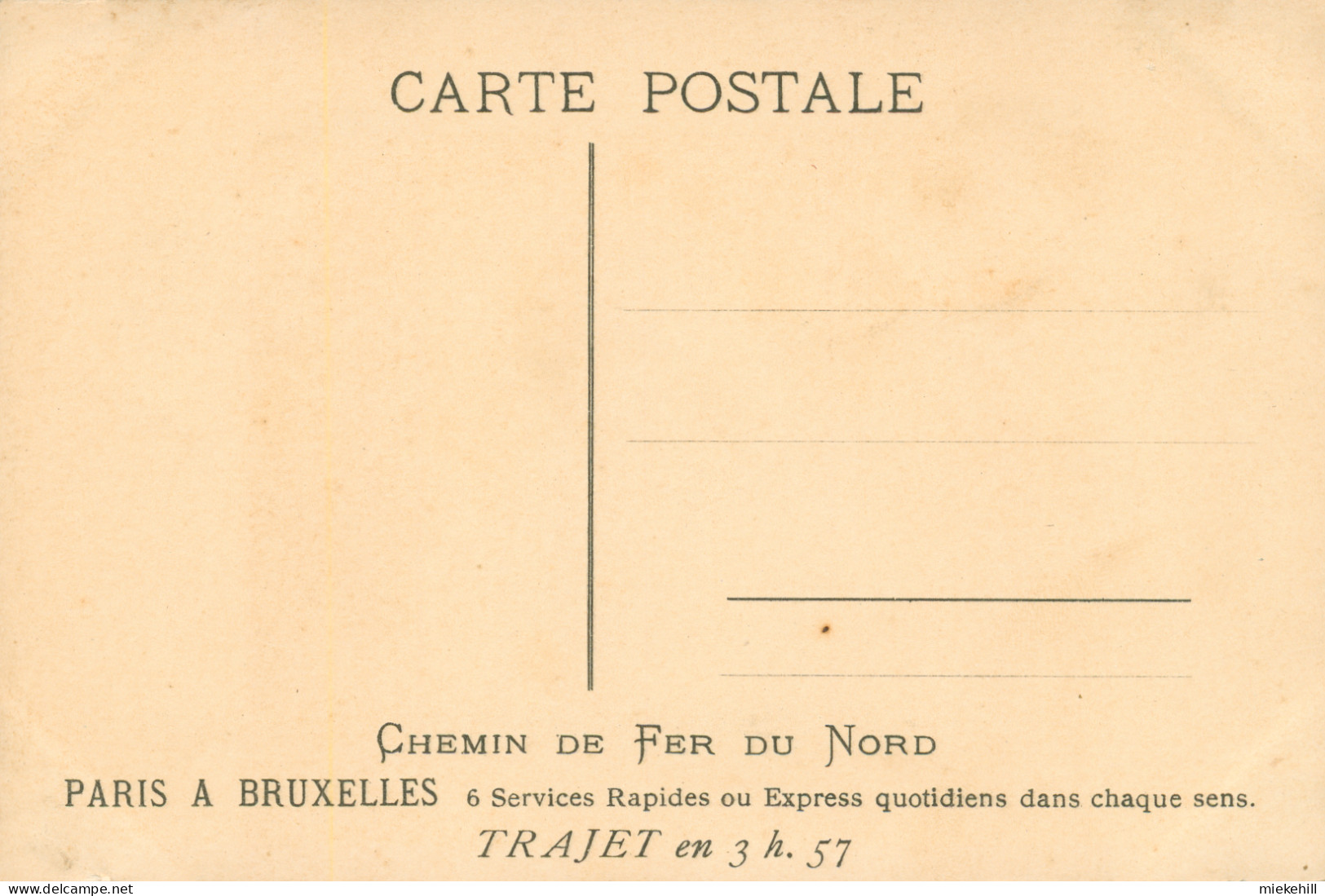 OUDENAARDE-STADHUIS-G.FRAIPONT-PUBLICITE TRAIN PARIS-BRUXELLES - Oudenaarde