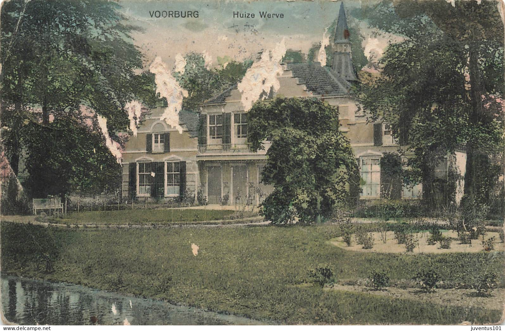 CPA Voorburg-Huize Werve-RARE-état Mauvais      L2713 - Voorburg