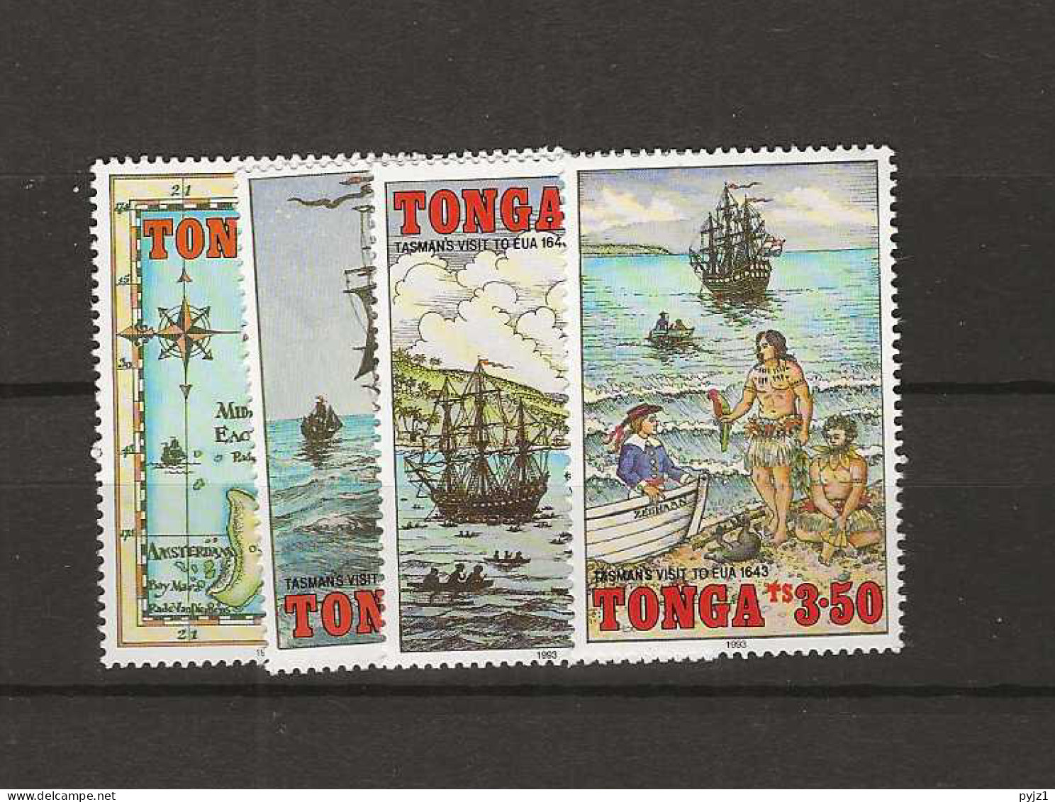 1993 MNH Tonga Mi 1286-89 Postfris** - Tonga (1970-...)