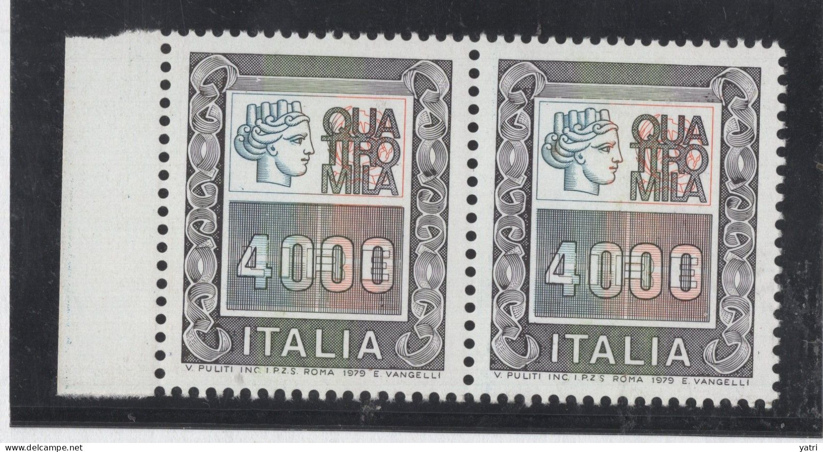 Italia (1978) - Alti Valori - 4.000 Lire In Coppia ** - 1971-80: Neufs