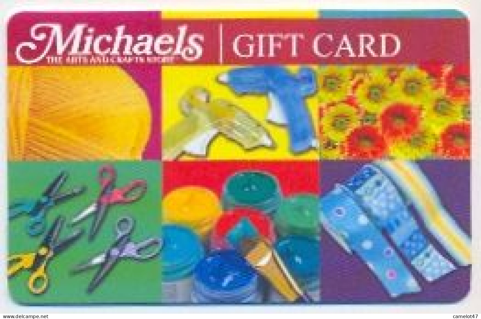 Michaels, U.S.A., Carte Cadeau Pour Collection, Sans Valeur, # Michaels-8 - Tarjetas De Fidelización Y De Regalo