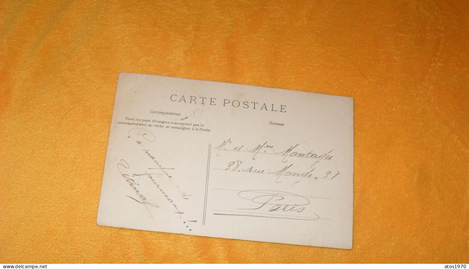 CARTE POSTALE ANCIENNE CIRCULEE DE 1912../ VERNOUILLET.- MARSIMAL HAMEAU  ...CACHET + TIMBRE - Vernouillet